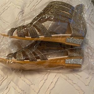 Glittery gold Sandals